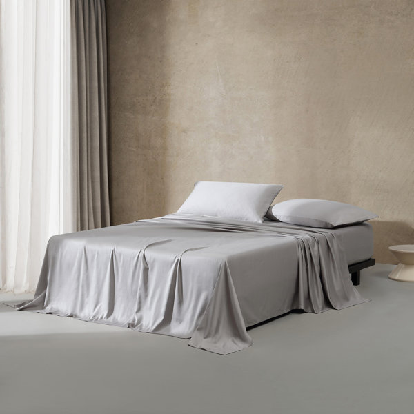 Ensemble de draps pour lit bébé Coton percale Blanc